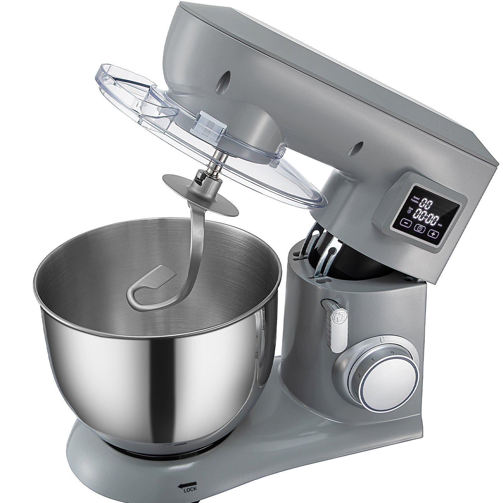 450W Stand Mixer 6-Speed Tilt-Head Dough Mixer 7.4 Qt Bowl 3 Attachments 450W Stand Mixer 6-Speed Tilt-Head Dough Mixer 7.4 Qt Bowl 3 Attachments