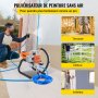 VEVOR Pro Airless Wall Paint Sprayer, 1800W Electric Sprayer Gun Kit, Adjustable Spray Pressure with Pipe for Wall & Ceiling/Wood & Metal Paint