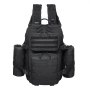 Rucsac tactic VEVOR, rucsac tactic militar de 25L cu design Molle și 3 compartimente, geantă de asalt militară pentru bărbați și femei, rucsac de echipament de poligon pentru aventură în aer liber, drumeții, vânătoare, negru