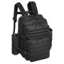 Taktický batoh VEVOR, vojenský taktický batoh o objemu 45 l s designem Molle a 3 přihrádkami, armádní útočný batoh pro muže a ženy, batoh na střelnici pro outdoorové dobrodružství, turistiku, lov, černý