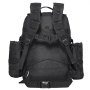 Taktický batoh VEVOR, vojenský taktický batoh o objemu 45 l s designem Molle a 3 přihrádkami, armádní útočný batoh pro muže a ženy, batoh na střelnici pro outdoorové dobrodružství, turistiku, lov, černý