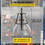 VEVOR Gear Puller 2 Jaw Puller, 6 Ton/13224 LBS Capacity Manual Puller, 14-3/5\"-21-1/2\" Spread Reach and 3-1/5\"-10-3/5\" Spread Range, 14-1/2\" Overall Length Gear Removal Tools For Slide Gears, Pu