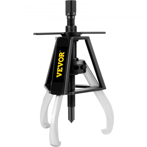 VEVOR 3 Jaw Gear Puller, 1 Ton/2204 LBS Capacity Manual Puller, 13" - 21.6" Spread Reach and 3.9" - 7.9" Spread Range, 11" Lead Screw Length Gear Removal Tools For Slide Gears, Pulleys, and Flywheels