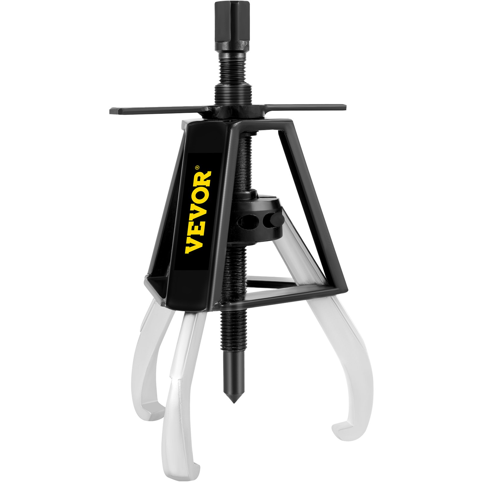 VEVOR 3 Jaw Gear Puller, 1 Ton/2204 LBS Capacity Manual Puller, 13" - 21.6" Spread Reach and 3.9" - 7.9" Spread Range, 11" Lead Screw Length Gear Removal Tools For Slide Gears, Pulleys, and Flywheels