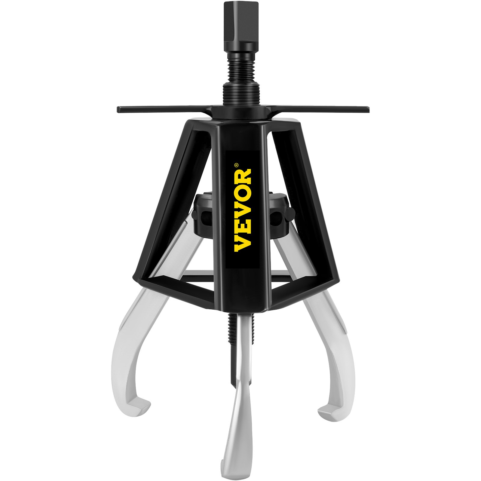 VEVOR 3 Jaw Gear Puller, 1 Ton/2204 LBS Capacity Manual Puller, 13" - 21.6" Spread Reach and 3.9" - 7.9" Spread Range, 11" Lead Screw Length Gear Removal Tools For Slide Gears, Pulleys, and Flywheels