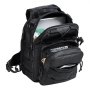 Tactical Sling Bag, 10L Military Rover Shoulder Sling Backpack with Molle Design and Multi-pocket,  600D Tactical Shoulder Bag Ideal for Caping, Hiking and Every Day Carry, Black