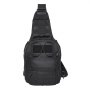 Tactical Sling Bag, 10L Military Rover Shoulder Sling Backpack with Molle Design and Multi-pocket,  600D Tactical Shoulder Bag Ideal for Caping, Hiking and Every Day Carry, Black
