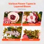 VEVOR Artificial Decorative Wreath 48.26 cm Pink Peonies Hydrangeas Year Round