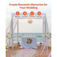 Artificial Wreath Rose Flower Wreaths for Wedding Arrangement Centerpiece 10 PCS
