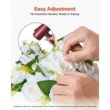 VEVOR Flower Balls for Wedding Centerpieces 9.5-Inch Flower Arrangement 10 PCS