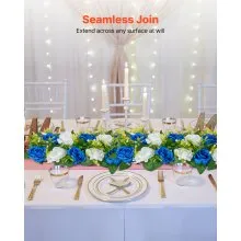 Flower Balls for Wedding Centerpieces Fake Flower Arrangement Blue + White 10PCS
