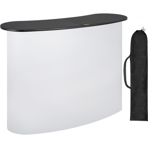 VEVOR Trade Show Display Tension Frame Display Portable Pop Up Trade Show Display Counter Promotion Foldable Podium Table Stand