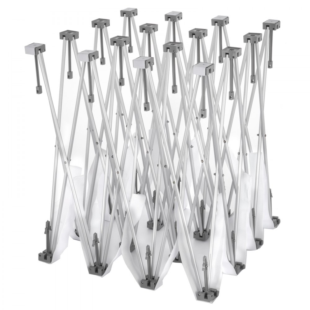8 X 8ft Tension Fabric Backdrop Booth Frame Straight Pop Up Display Stand-3x4