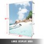 8 X 8ft Tension Fabric Backdrop Booth Frame Straight Pop Up Display Stand-3x4