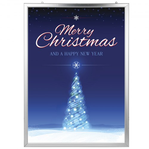 Led Clip Snap Frame Display Sign Light Box Menu Board Backlit Poster