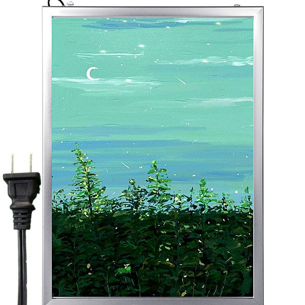 LED Light Box Movie Poster Display A0 118x89cm Advertising Frame Store