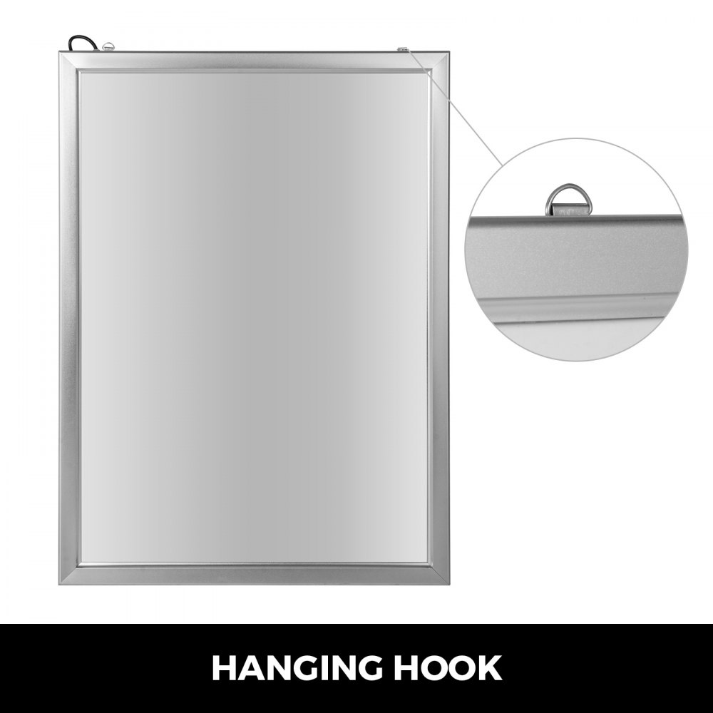 VEVOR LED Light Box Movie Poster Display A1 84x59cm Advertising Frame Store