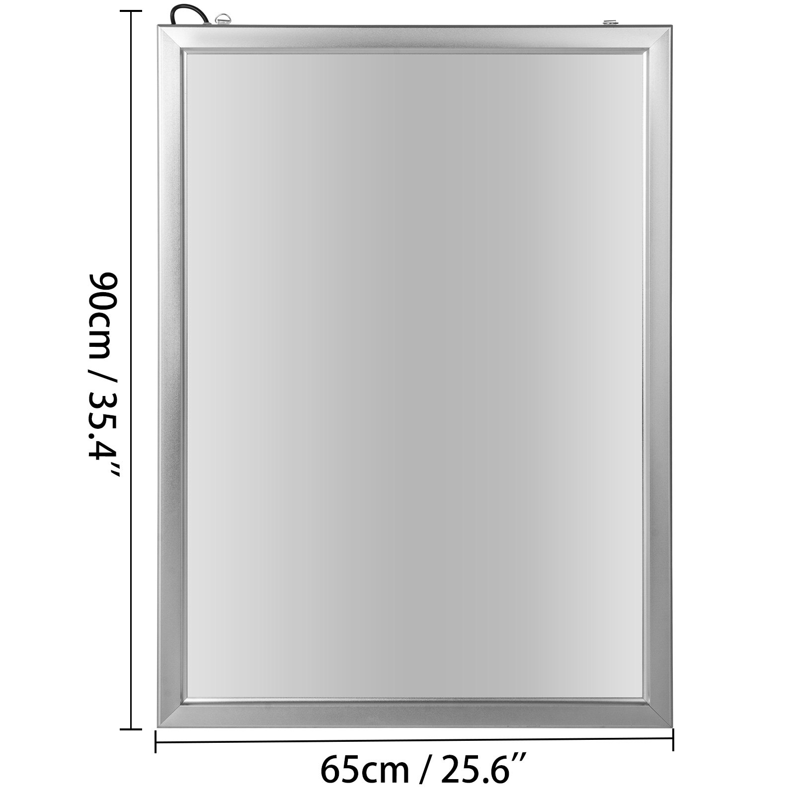 VEVOR LED Light Box Movie Poster Display A1 84x59cm Advertising Frame Store