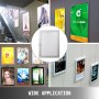 VEVOR A1 Lockable Poster Frame 26"x19.3" Black Water-Proof Movie Poster Frame Aluminum Profile for Photography Display (A1-Silver)