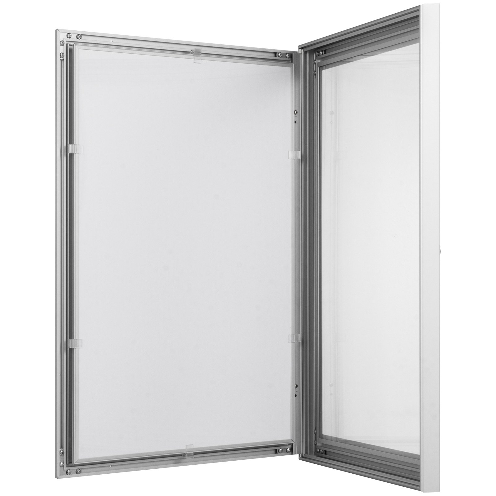 VEVOR A1 Lockable Poster Frame 26"x19.3" Black Water-Proof Movie Poster Frame Aluminum Profile for Photography Display (A1-Silver)