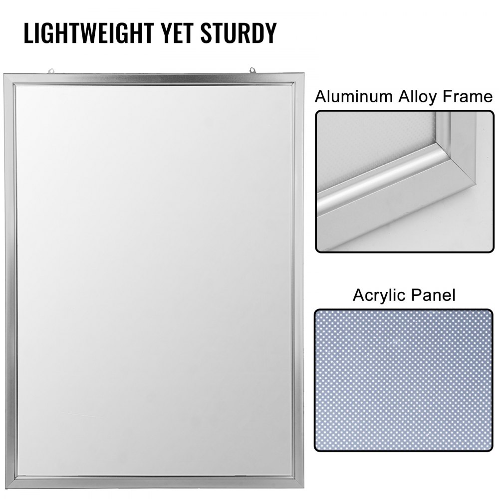 Vevor Led Poster Frame Led Movie Poster Display 17"x23" A2 Backlit Poster Frame