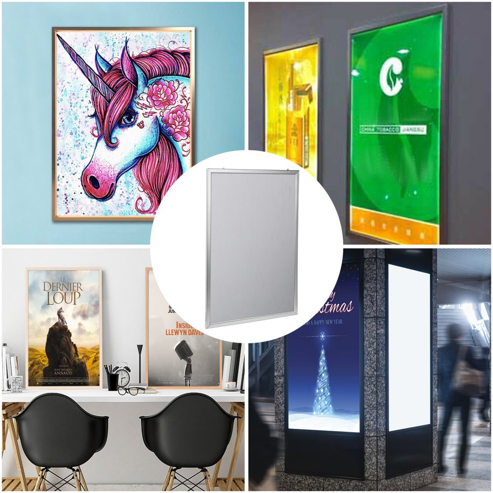 Vevor Led Poster Frame Led Movie Poster Display 12 "x 17" A3 Marco de póster retroiluminado