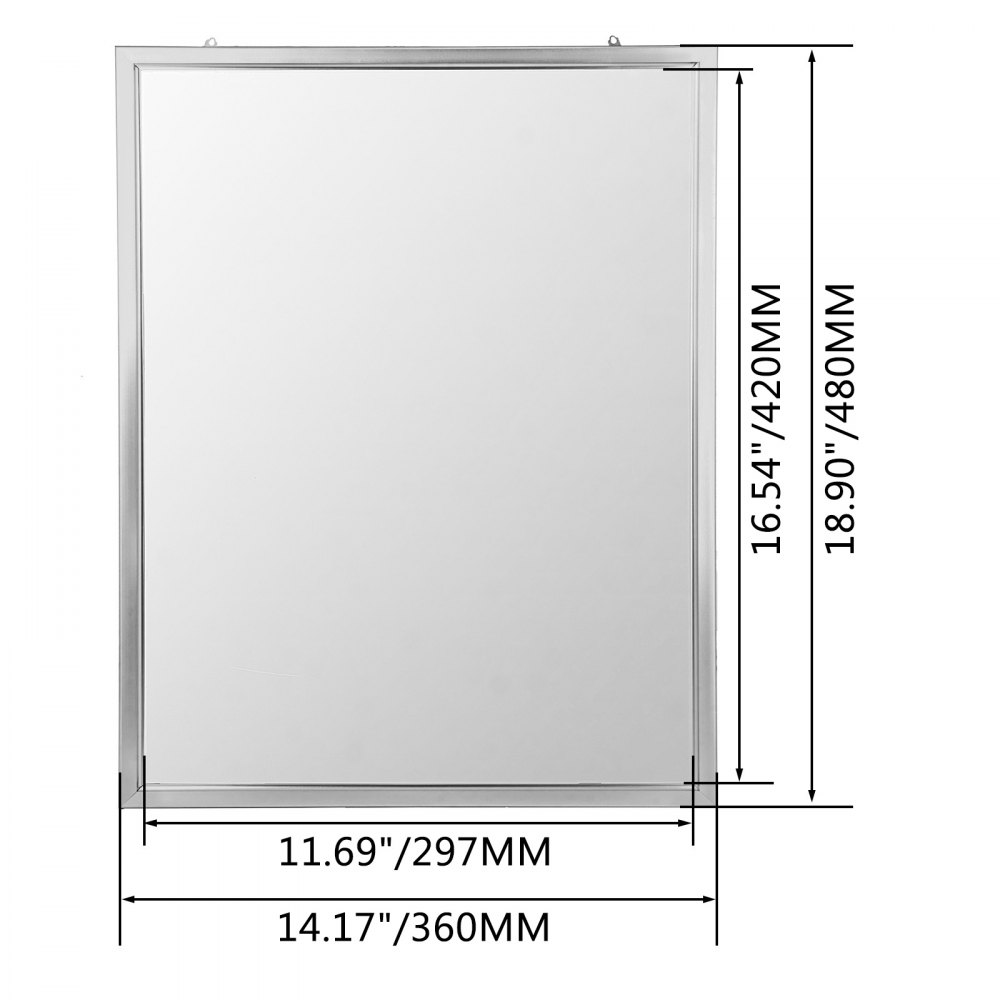 Vevor Led Poster Frame Led Movie Poster Display 12 "x 17" A3 Marco de póster retroiluminado