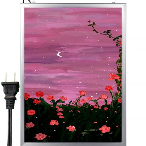 LED Light Box Movie Poster Display A3 42x29.7cm Advertising Frame Store