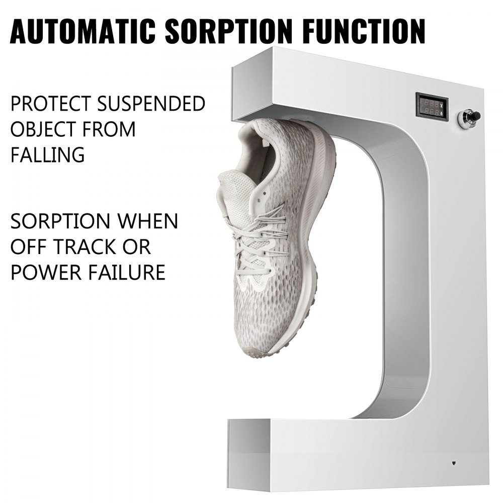 VEVOR Magnetic Levitating Shoe Display Floating Shoe Display Magnetic 600g White
