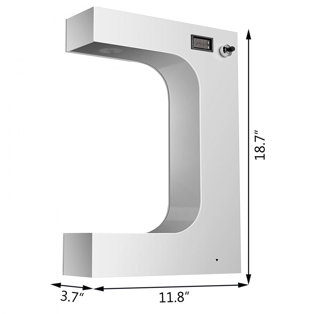 VEVOR Magnetic Levitating Shoe Display Floating Shoe Display Magnetic 600g White