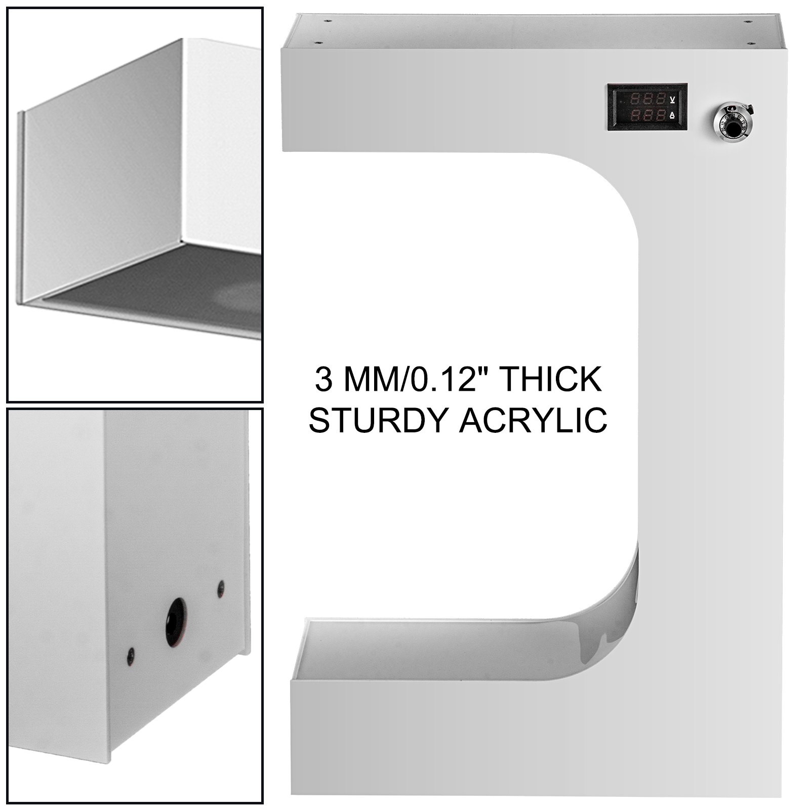 VEVOR Magnetic Levitating Shoe Display Floating Shoe Display Magnetic 600g White