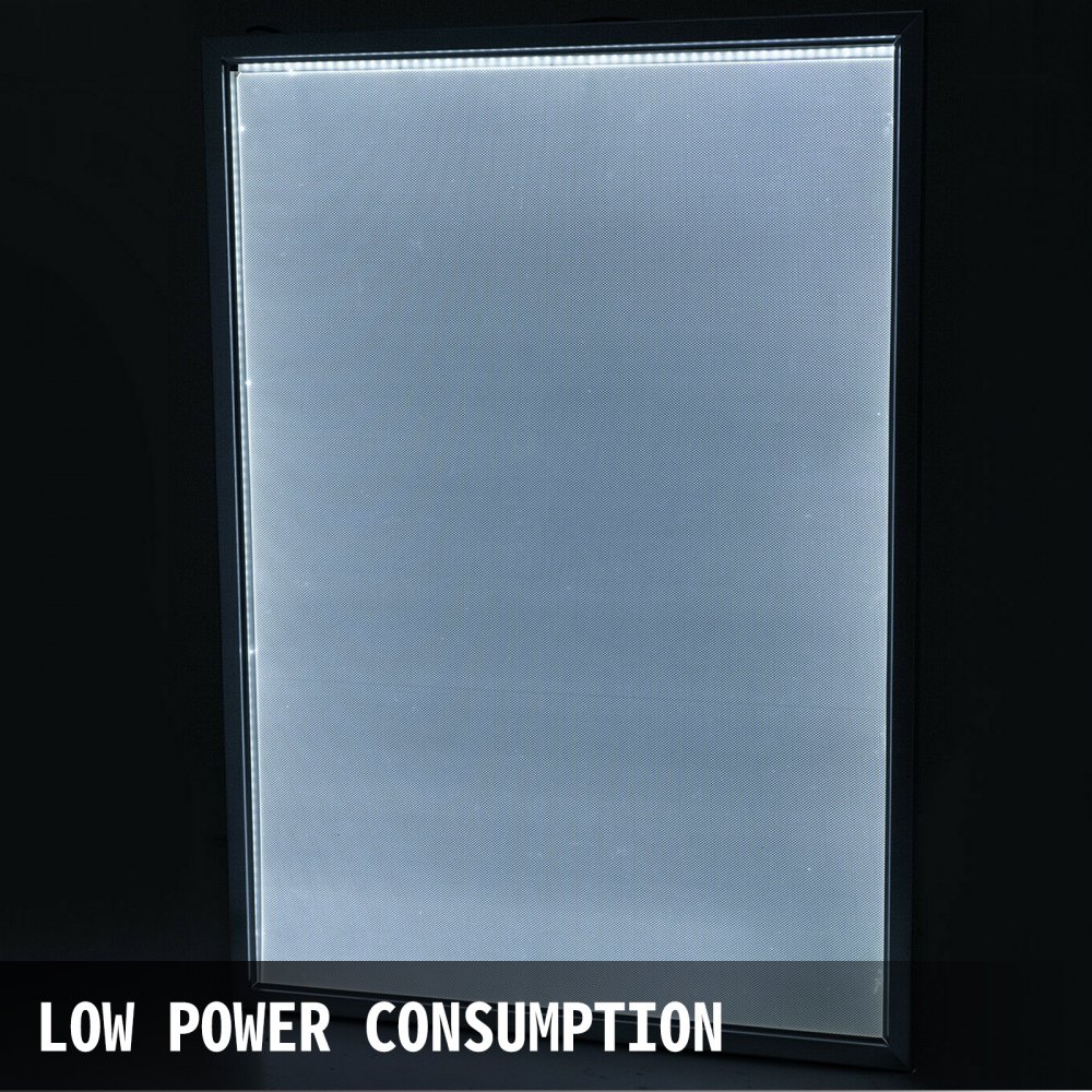 A0 LED Poster Frame LED Movie Poster Display 33"x47" Backlit Poster Frame Black