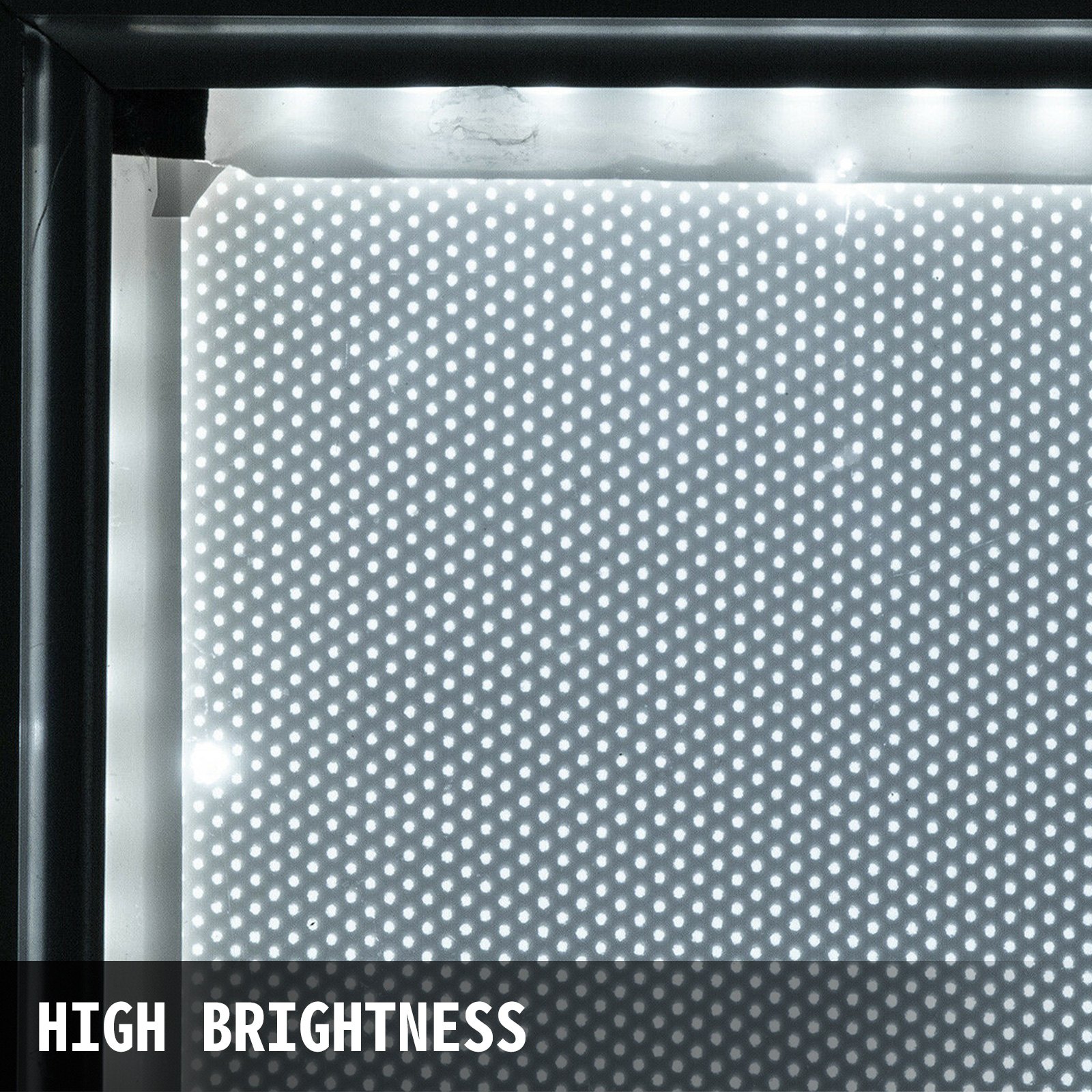 A0 LED Poster Frame LED Movie Poster Display 33"x47" Backlit Poster Frame Black