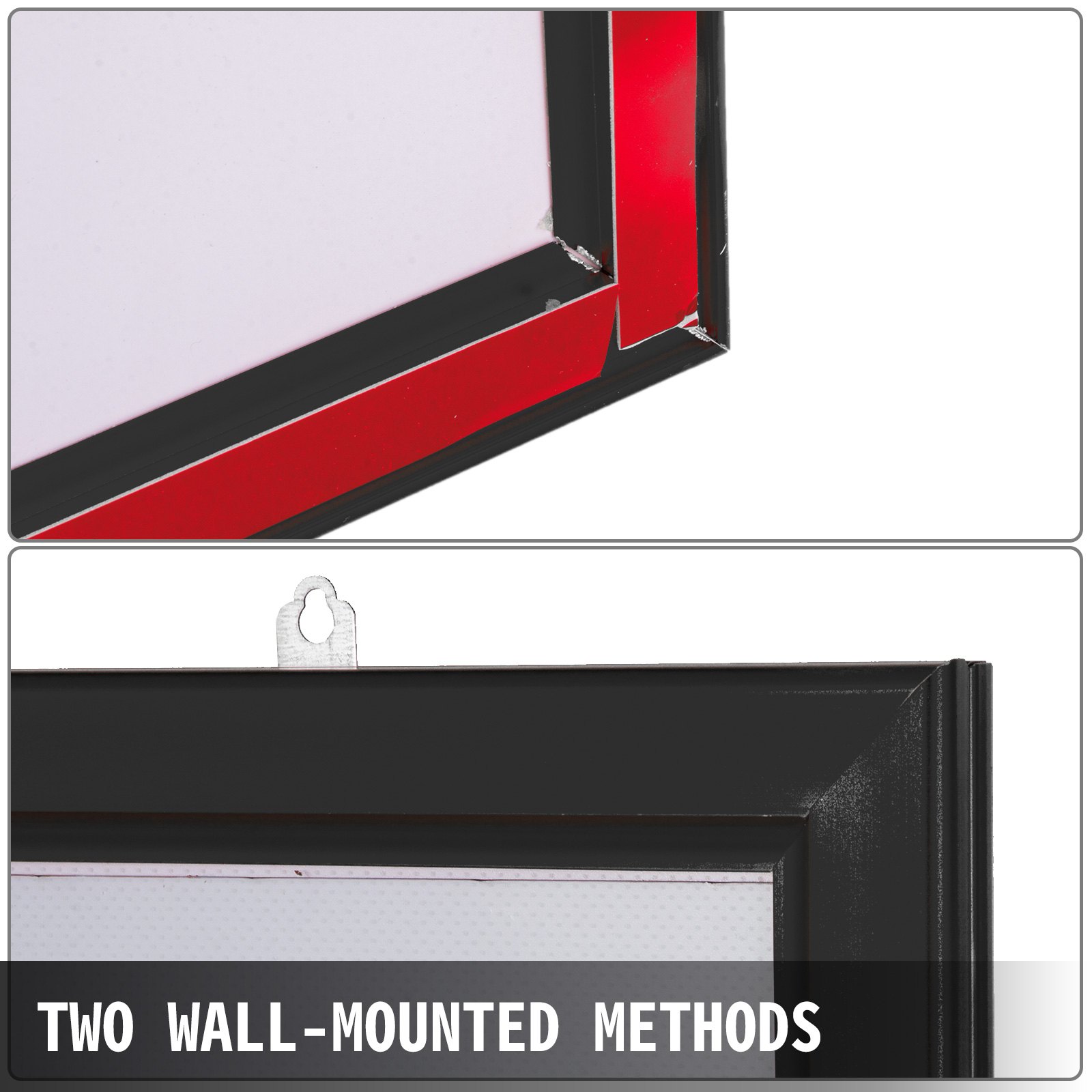 A0 LED Poster Frame LED Movie Poster Display 33"x47" Backlit Poster Frame Black