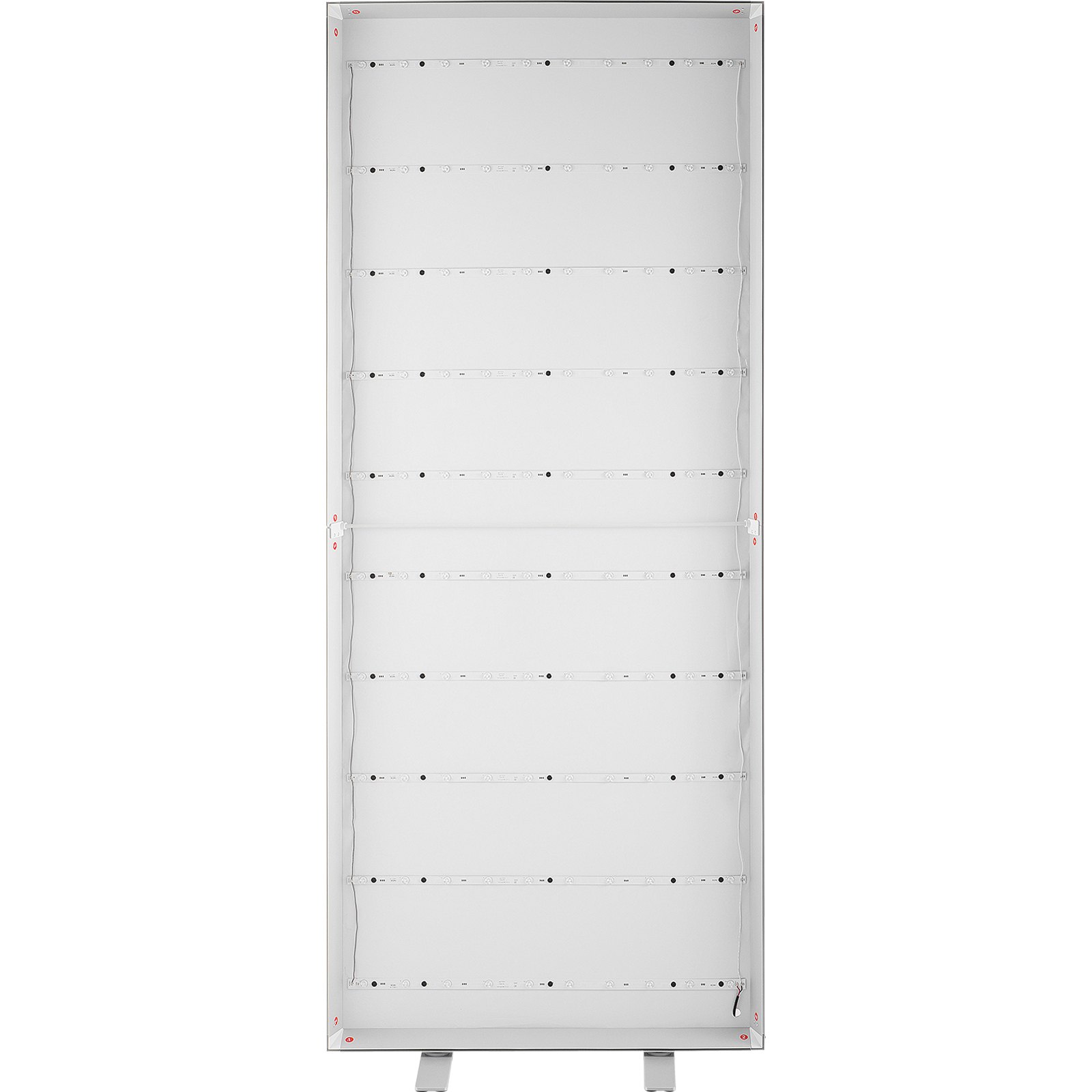 VEVOR Marco de póster LED, letrero grande para acera de 34" x 80", caja de luz LED con retroiluminación con marco de aluminio y base estable, marco de fotos iluminado para exhibición de carteles publicitarios