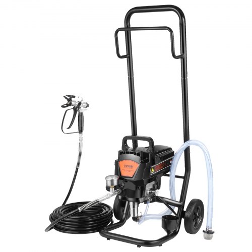 VEVOR Stand Airless Paint Sprayer, 950W 3000PSI High Efficiency Electric Airless Sprayer With Cart, Fine And Even Painting Effect, Paint Sprayers for Home Interior and Exterior Furniture and Fences