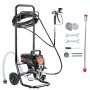 VEVOR Stand Airless Paint Sprayer, 950W 3000PSI High Efficiency Electric Airless Sprayer With Cart, Fine And Even Painting Effect, Paint Sprayers for Home Interior and Exterior Furniture and Fences