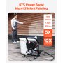 VEVOR Stand Airless Paint Sprayer, 750W 3000PSI High Efficiency Electric Airless Sprayer, Fine And Even Painting Effect, Handheld Paint Sprayers for Home Interior and Exterior Furniture and Fences