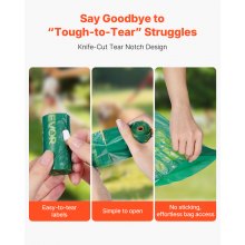 Thick Dog Poop Bags 270PCS Unscented Biodegradable Pet Waste Bags Refill Rolls