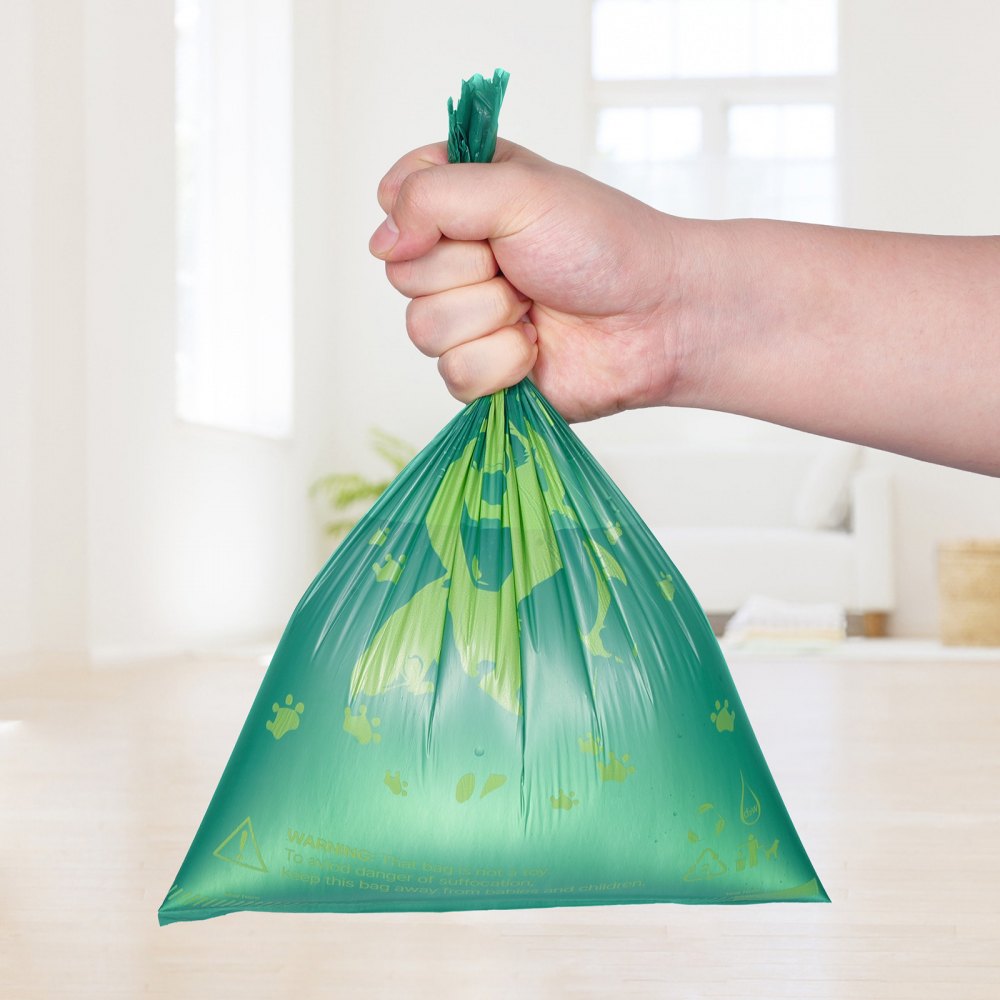 VEVOR Dog Poop Bags, 270 Counts 13 x 9 in, Sturdy & Thick Pet Waste Bags, Biodegradable HDPE Waste Bag Refill Rolls, Lavender Scented, Leak-Proof Trash Bag for Doggie Cat Pet, Dispenser Not Included