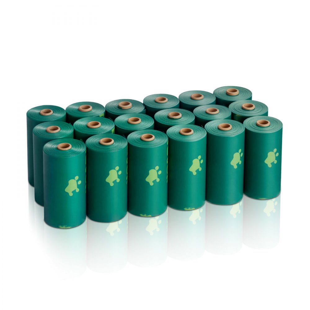 VEVOR Dog Poop Bags, 270 Counts 13 x 9 in, Sturdy & Thick Pet Waste Bags, Biodegradable HDPE Waste Bag Refill Rolls, Lavender Scented, Leak-Proof Trash Bag for Doggie Cat Pet, Dispenser Not Included