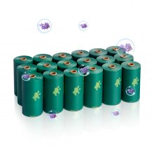 Thick Dog Poop Waste Bags Refill Rolls 270PCS Lavender Scented Biodegradable