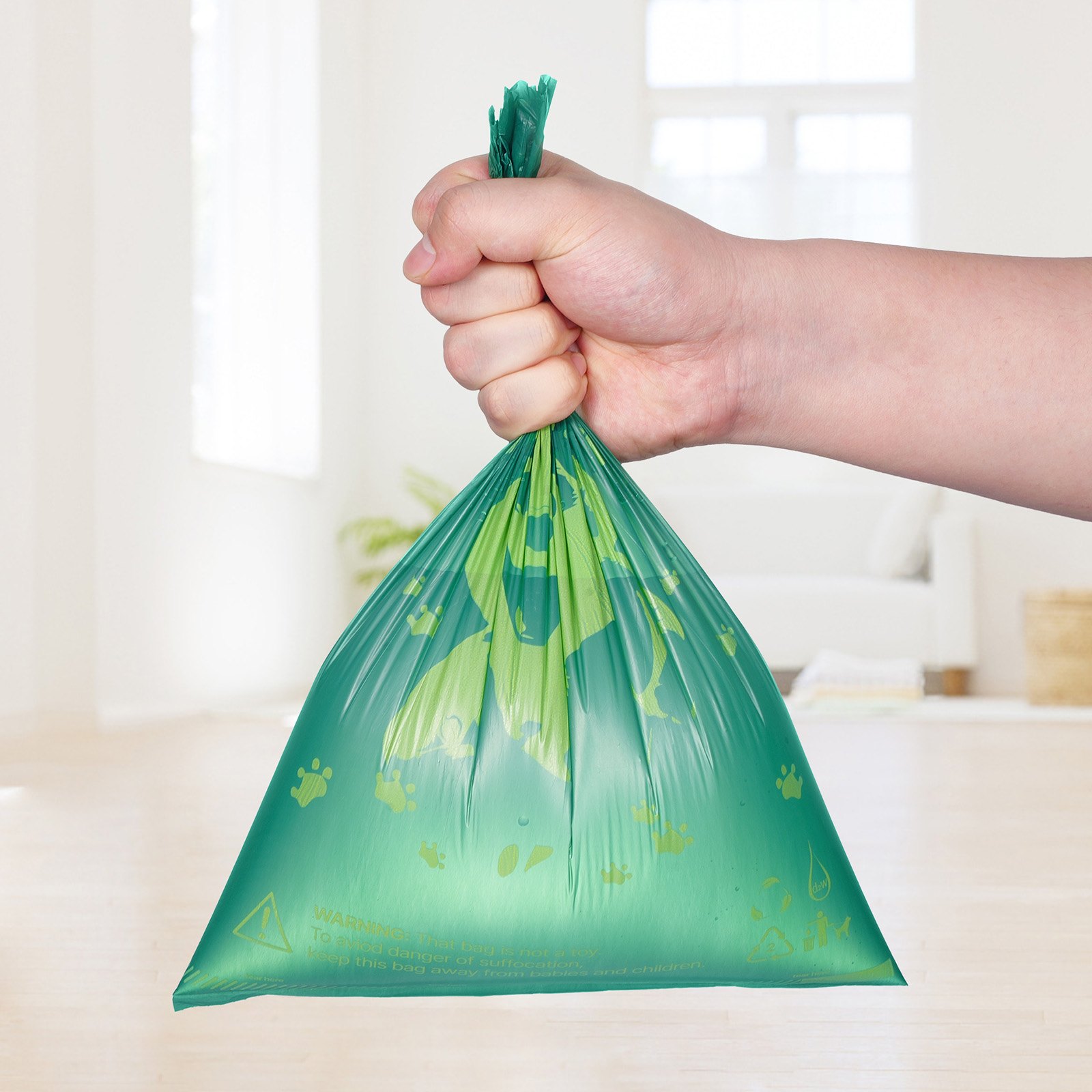 VEVOR Dog Poop Bags, 270 Counts 13 x 9 in, Sturdy & Thick Pet Waste Bags, Biodegradable HDPE Waste Bag Refill Rolls, Lavender Scented, Leak-Proof Trash Bag for Doggie Cat Pet, Dispenser Not Included