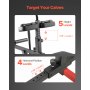 Seated Calf Machine Calf Raise Equipment Seated Leg Exercise Home Gym 440 lbs