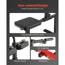 VEVOR Seated Calf Machine Calf Raise Equipment Seated Leg Exercise Home Gym