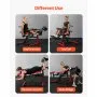 VEVOR Leg Extension and Curl Machine, Seated Leg Rotary Extension for Thigh, Adjustable Lower Body Specialty Exercises Equipment, 550 LBS Heavy Duty Workout Bench for Home Gym, for Heights 1.65–1.9 m