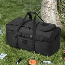 VEVOR Tactical Duffle Bag 100L Gym Bag Duffle with Molle Design & Multi-mesh Bag