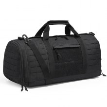 Tactical Duffle Bag 45L Gym Bag Duffle Molle Design & Shoe Compartment,Travel Weekender Bag for Men Women Workout Bag for Military,Sports,Overnight,Basketball,Tactical,Football,Waterproof & Tear Resistant