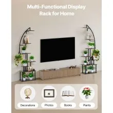 VEVOR Plant Stand Indoor with Grow Lights 2 Pack 65.5" Tall 7-Tier Plant Shelf
