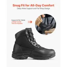 Men's Military Tactical Boots 6 Inch Lightweight Breathable US Size 9